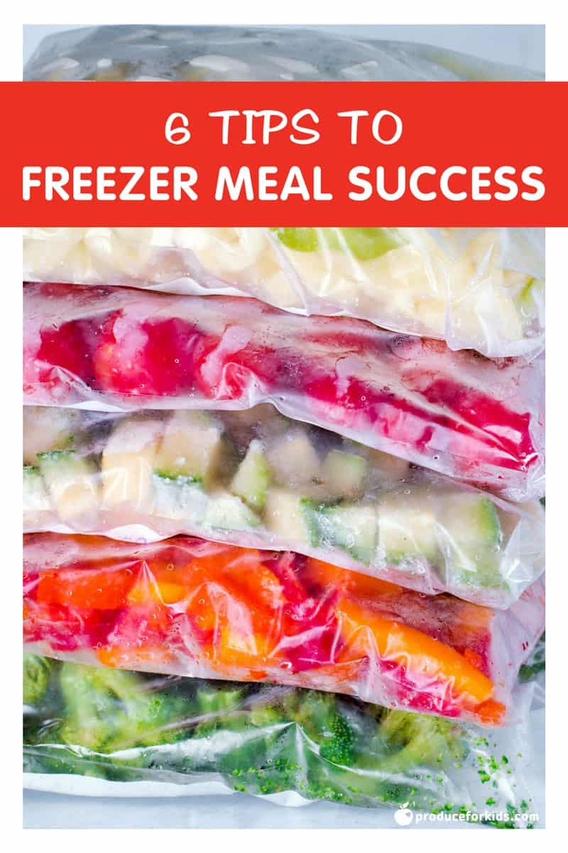 6 Tips for Freezer Meal Success - Filling your freezer with prepped meals is a great way to save time and money in the kitchen. When you prepare meals for the freezer it allows you to batch cook and take advantage of sales at the grocery store or wholesale clubs. Plus you won’t feel the need to get take-out as often! 